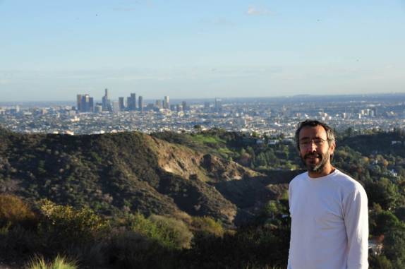 A cidade de Los Angeles vista do Hollywood Sign (na Califórnia - Estados Unidos)